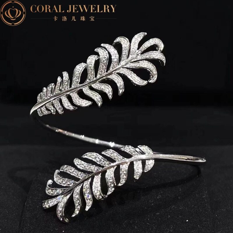 Chanel Plume De J4141 Chanel Bracelet 18k White Gold Diamonds 2