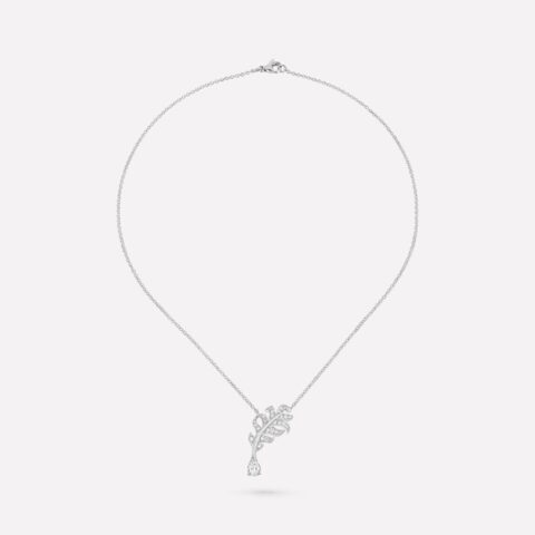 Chanel Plume De J10815 Chanel Necklace 18k White Gold Diamonds 1