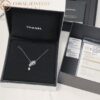 Chanel Plume De J10815 Chanel Necklace 18k White Gold Diamonds 7