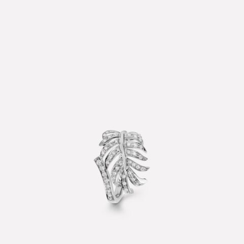 Chanel Plume De J4060 Chanel Ring 18k White Gold Diamonds 1