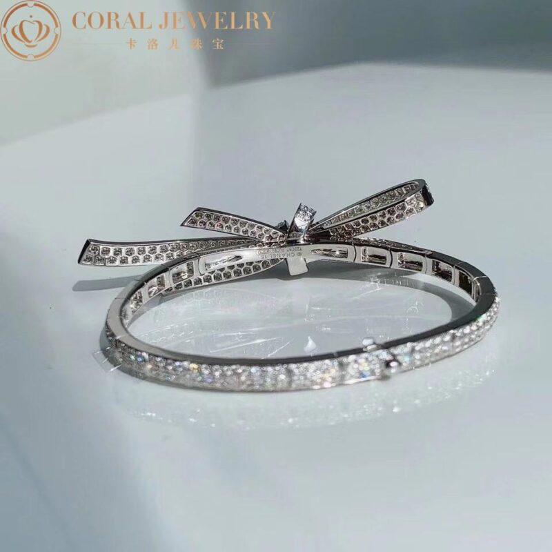 Chanel Ruban J3882 Bracelet 18k White Gold Diamonds 15