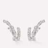 Chanel Ruban Earrings J11143 18k White Gold Diamonds 1