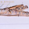 Chanel Ruban Ring j11863 18k Beige Gold Diamonds 6