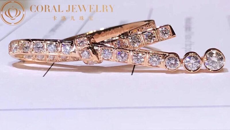 Chanel Ruban Ring j11863 18k Beige Gold Diamonds 6