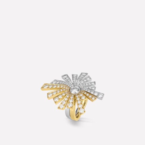 Chanel J11882 Soleil De Chanel Transformable Ring 18k White and Yellow Gold Diamonds 1