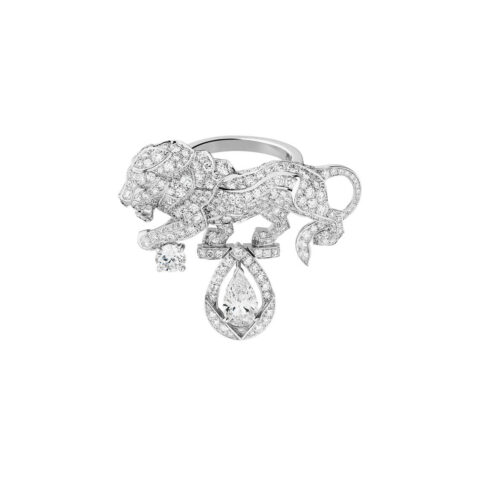 Chanel Sous Le Signe Du Lion L’esprit Du Lion Timeless Ring 18k White Gold Diamonds 1