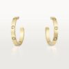 Cartier Love Earrings B8301433 Yellow Gold Diamond 1