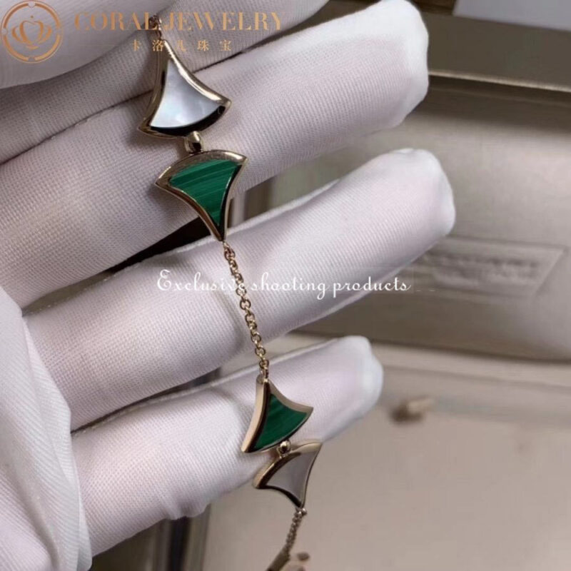 Bulgari 352605 Divas’ Dream Bracelet Rose Gold with Mother-of-pearl Bracelet 4