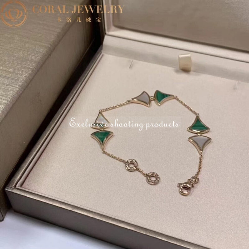 Bulgari 352605 Divas’ Dream Bracelet Rose Gold with Mother-of-pearl Bracelet 2