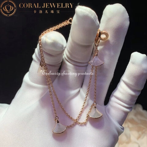 Bulgari BR856970 Divas’ Dream Bracelet Rose Gold with Mother-of-pearl Bracelet 6