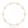 Van Cleef & Arpels VCARA42800 Vintage Alhambra Necklace 10 Motifs Yellow Gold Mother-of-pearl 1