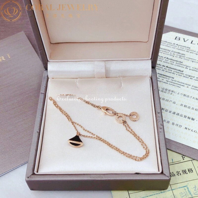 Bulgari BR857214 Divas’ Dream Bracelet Rose Gold Onyx Bracelet 3