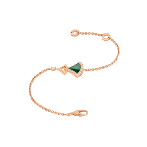 Bulgari 358891 Divas’ Dream Bracelet Rose Gold with Malachite and Diamonds Bracelet 1