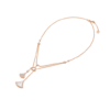 Bulgari Divas’ Dream 358682 Necklace Rose Gold with Mother-of-pearl and Diamonds 1