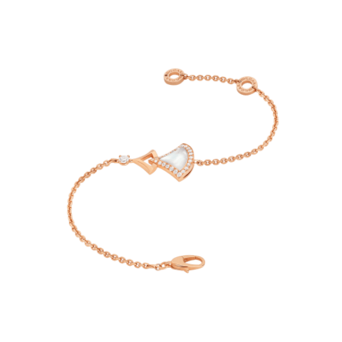 Bulgari 358684 Divas’ Dream Bracelet Rose Gold with Mother-of-pearl and Diamonds Bracelet 1