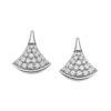 Bulgari Divas 352602 Dream Earrings Pave Diamonds 18K White Gold OR857536 1