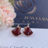 Bulgari Divas 356749-1 Dream Earrings Rose Gold Diamonds and Carnelian Earrings 1