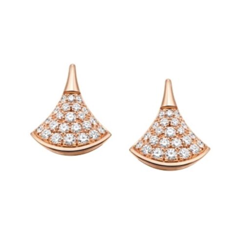 Bulgari Divas 352601 Dream Earrings Rose Gold Diamonds OR857537 1