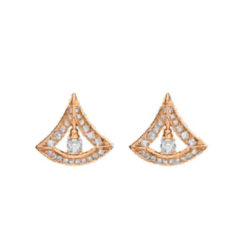 Bulgari Divas 356450 Dream Earrings Rose Gold Diamonds 1