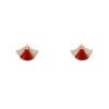 Bulgari Divas 356749-1-1 Dream Earrings Rose Gold Diamonds with Carnelian 1