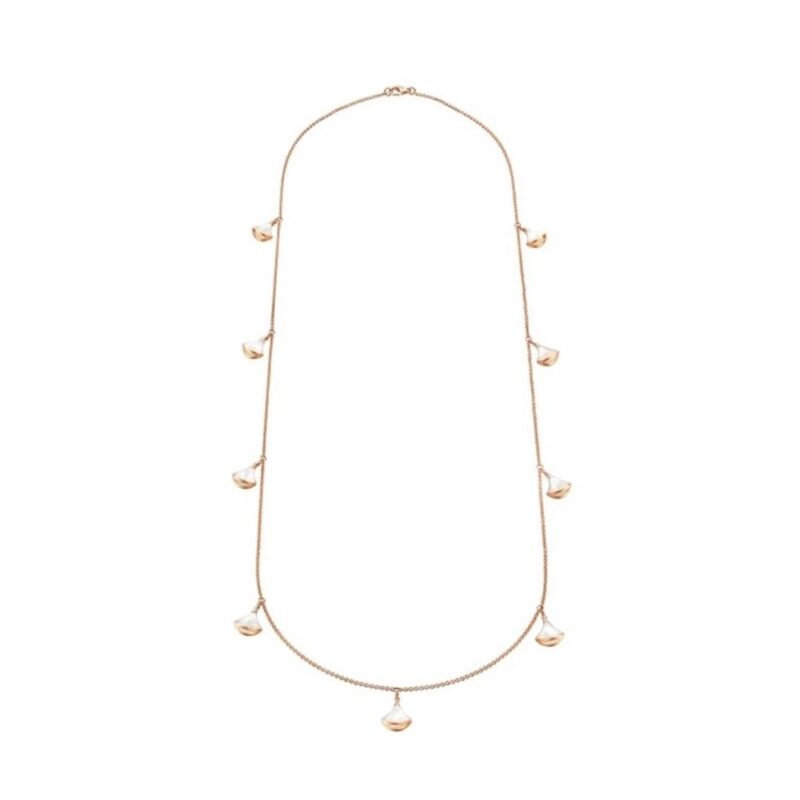 Bulgari Divas’ Dream 350061 Necklace Rose Gold Mother-of-pearl and Diamonds CL856969 1