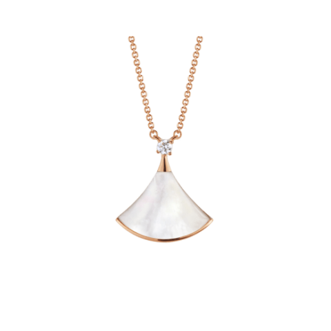 Bulgari Divas’ Dream 350062 Necklace Rose Gold Mother-of-pearl and Diamonds 1