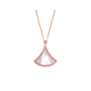 Bulgari Divas’ Dream 359938 Necklace Rose Gold Mother-of-pearl and Pink Sapphires 1