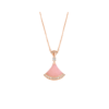 Bulgari Divas’ Dream 354340 Necklace Rose Gold Pink Opal and Diamonds 1