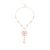 Bulgari Divas’ Dream CL856457 Necklace Rose Gold Set Diamonds Flower Necklace 1