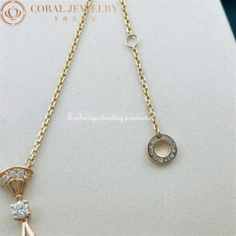 Bulgari Divas’ Dream 350063 Necklace Rose Gold Set Diamonds 3