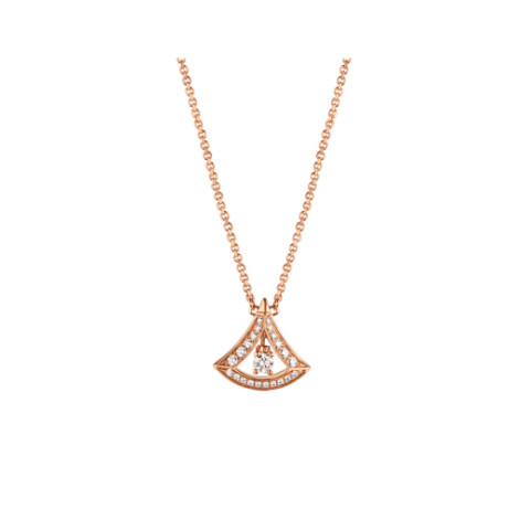 Bulgari Divas’ Dream 354363 Necklace Rose Gold Set Diamonds 1