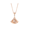 Bulgari Divas’ Dream 350065 Necklace Rose Gold with Mother-of-pearl and Diamonds 1