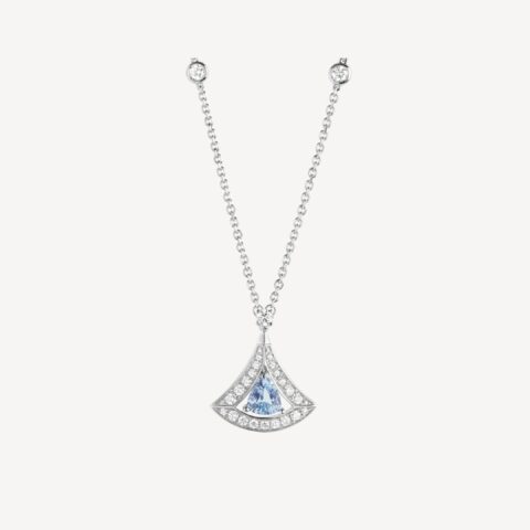 Bulgari Divas’ Dream 354052 Necklace White Gold Set Aquamarines and Diamonds 1