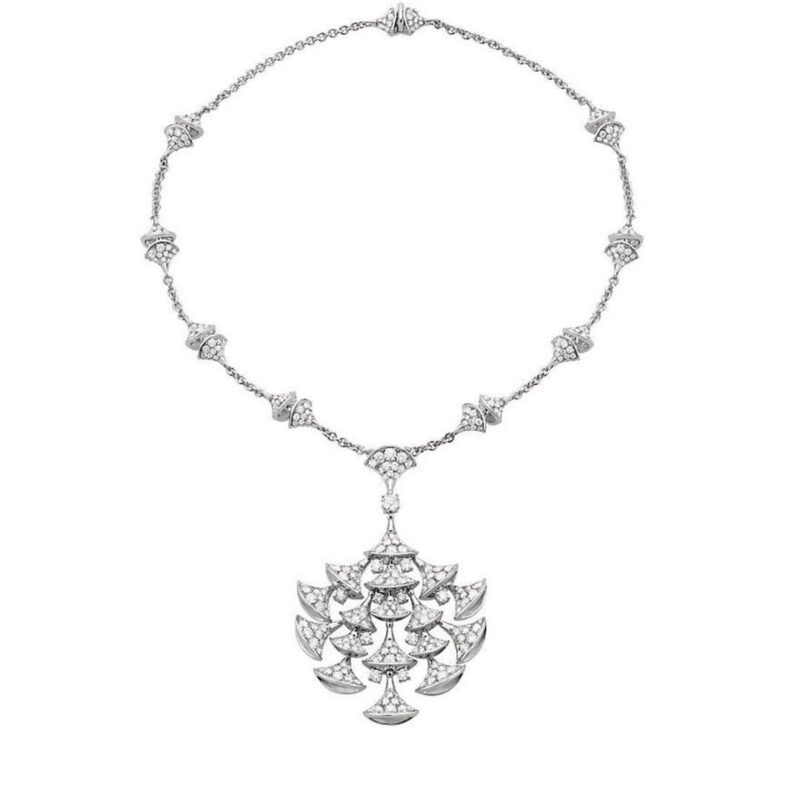 Bulgari Divas’ Dream 348362 Necklace White Gold Set Diamonds CL856465 4