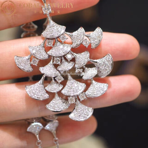 Bulgari Divas’ Dream 348362 Necklace White Gold Set Diamonds CL856465 18