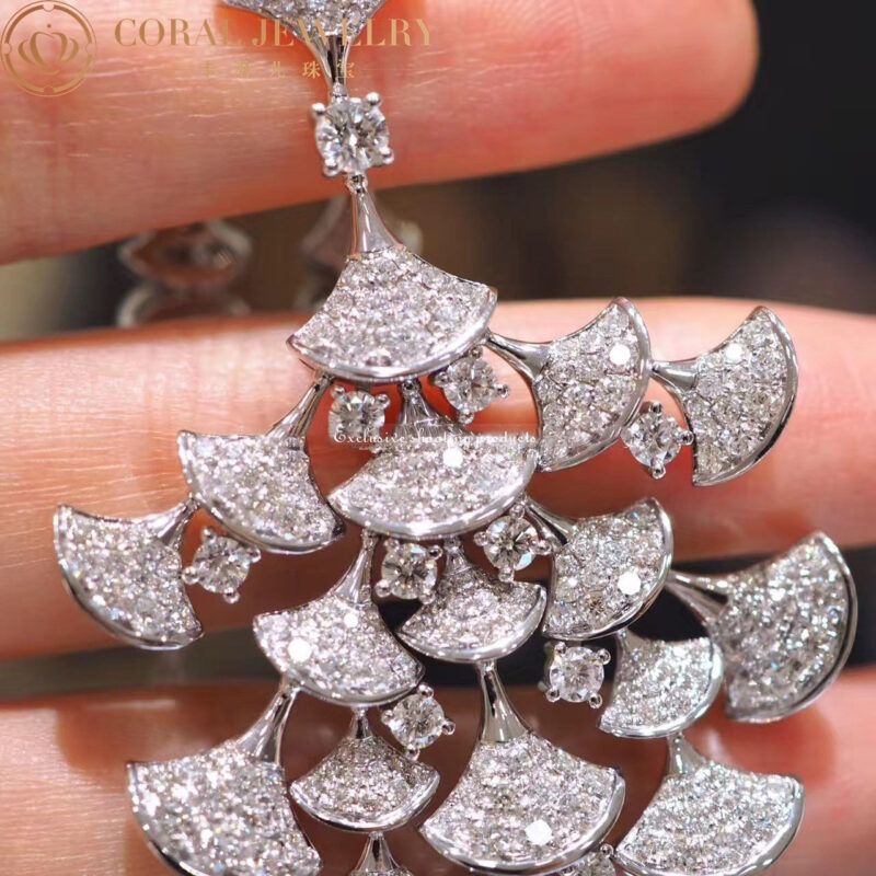 Bulgari Divas’ Dream 348362 Necklace White Gold Set Diamonds CL856465 17