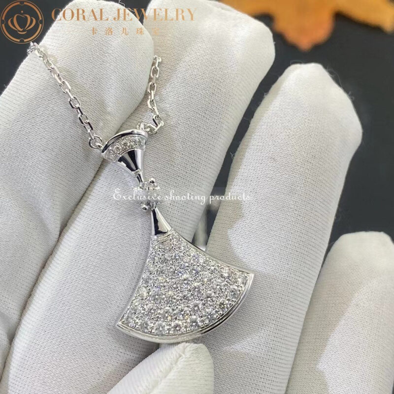 Bulgari Divas’ Dream 350066 Necklace White Gold Set Diamonds 6