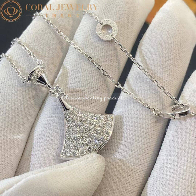 Bulgari Divas’ Dream 350066 Necklace White Gold Set Diamonds 4