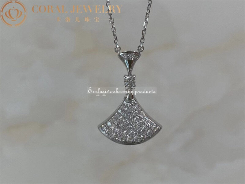 Bulgari Divas’ Dream 350066 Necklace White Gold Set Diamonds 3