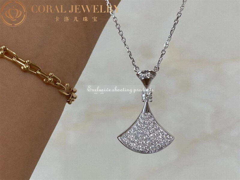 Bulgari Divas’ Dream 350066 Necklace White Gold Set Diamonds 2