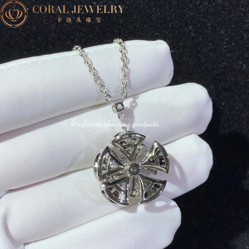 Bulgari Divas’ Dream 350854 Necklace White Gold Set Diamonds CL857316 2