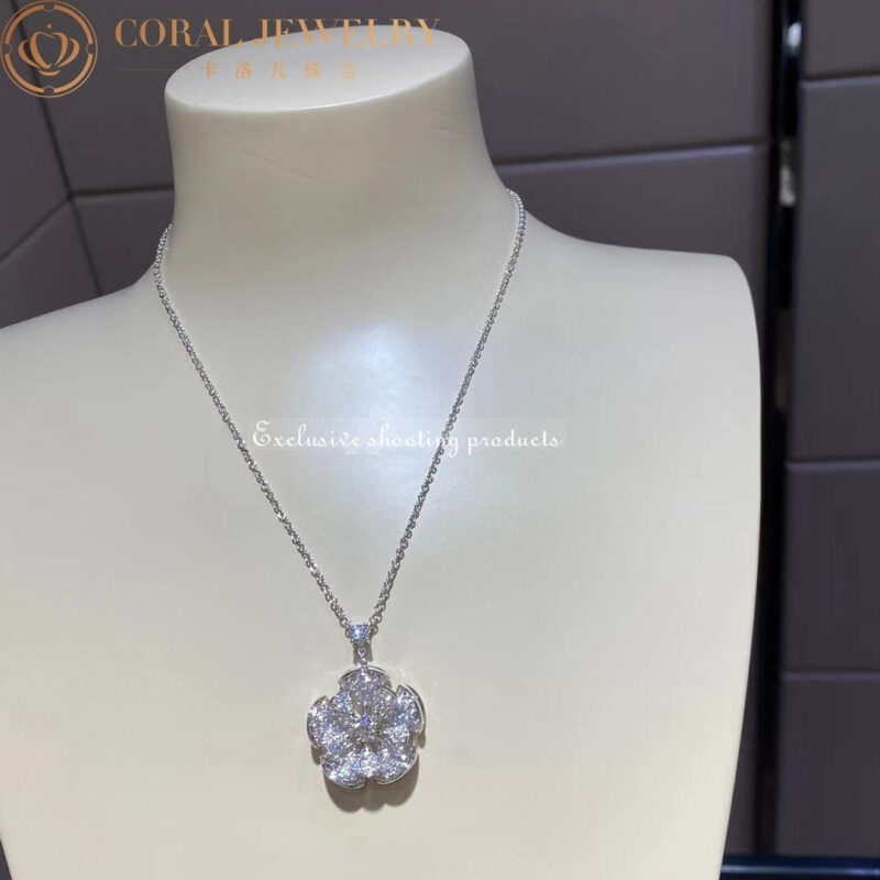 Bulgari Divas’ Dream 350854 Necklace White Gold Set Diamonds CL857316 5