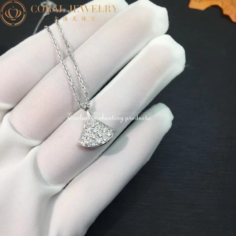 Bulgari Divas’ Dream 351099 Necklace White Gold Set Diamonds 2