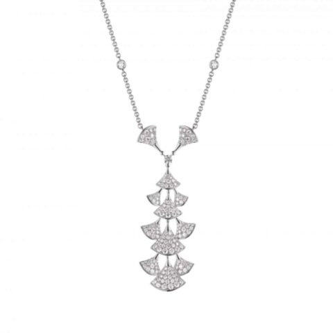 Bulgari Divas’ Dream 352608 Necklace White Gold Set Diamonds CL857570 1