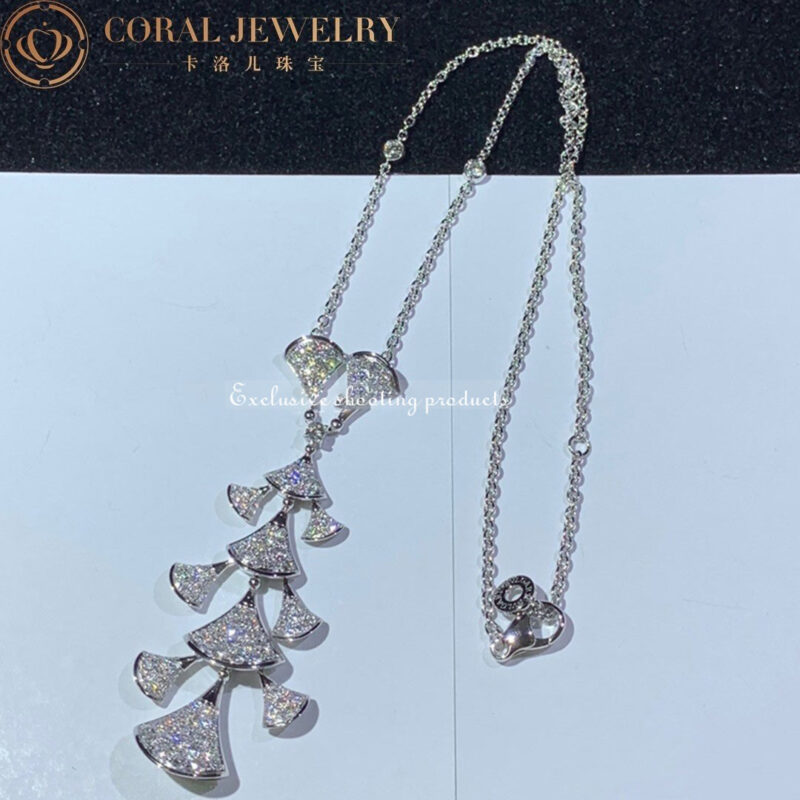 Bulgari Divas’ Dream 352608 Necklace White Gold Set Diamonds CL857570 3