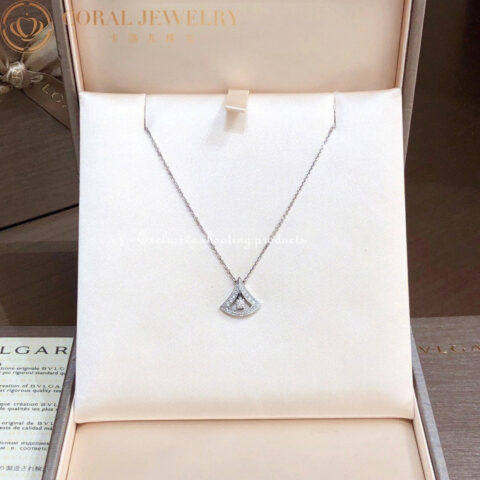 Bulgari Divas’ Dream 354049 Necklace White Gold Set Diamonds 8