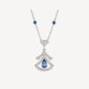 Bulgari Divas’ 357325 Dream Necklace White Gold Set Sapphires and Diamonds 1