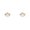 Bulgari Divas’ 350483 Dream small earrings in pink gold diamonds and mother of pearl OR857103 1