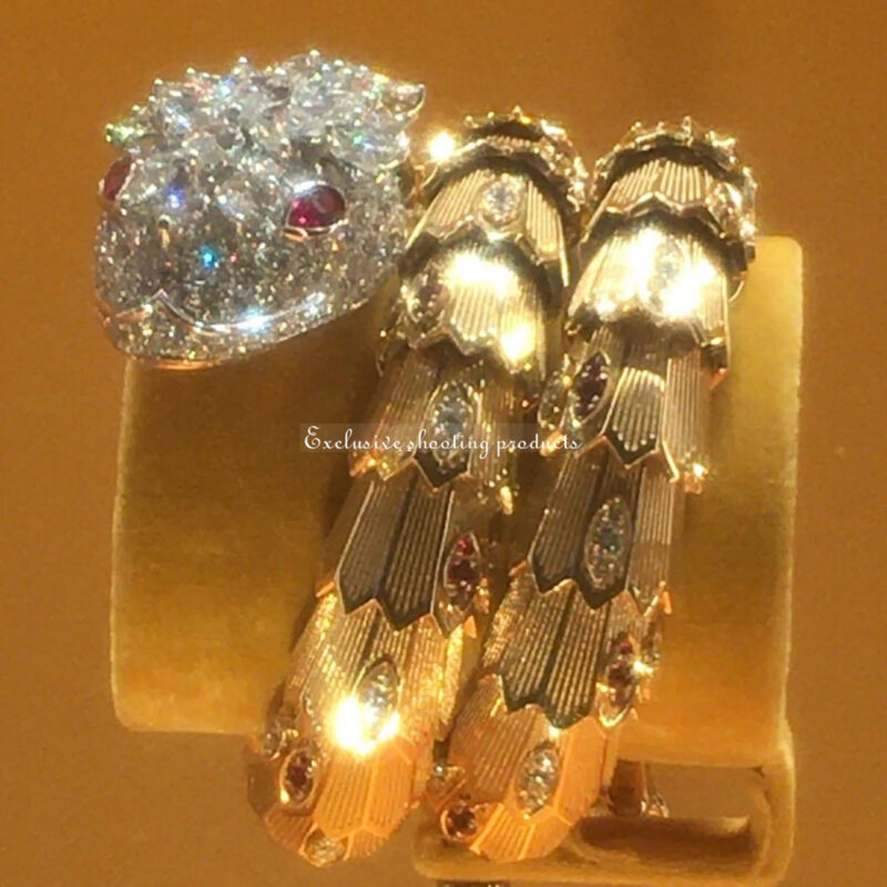 Bulgari Serpenti 260562 Bracelet Diamond Ruby Gold 2