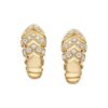 Bulgari Serpenti 351847 earrings in 18kt yellow gold with diamonds OR8575431